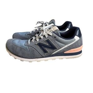 New Balance Shoes Women’s 8 996 Low Lace Up Sneakers Casual Suede Blue